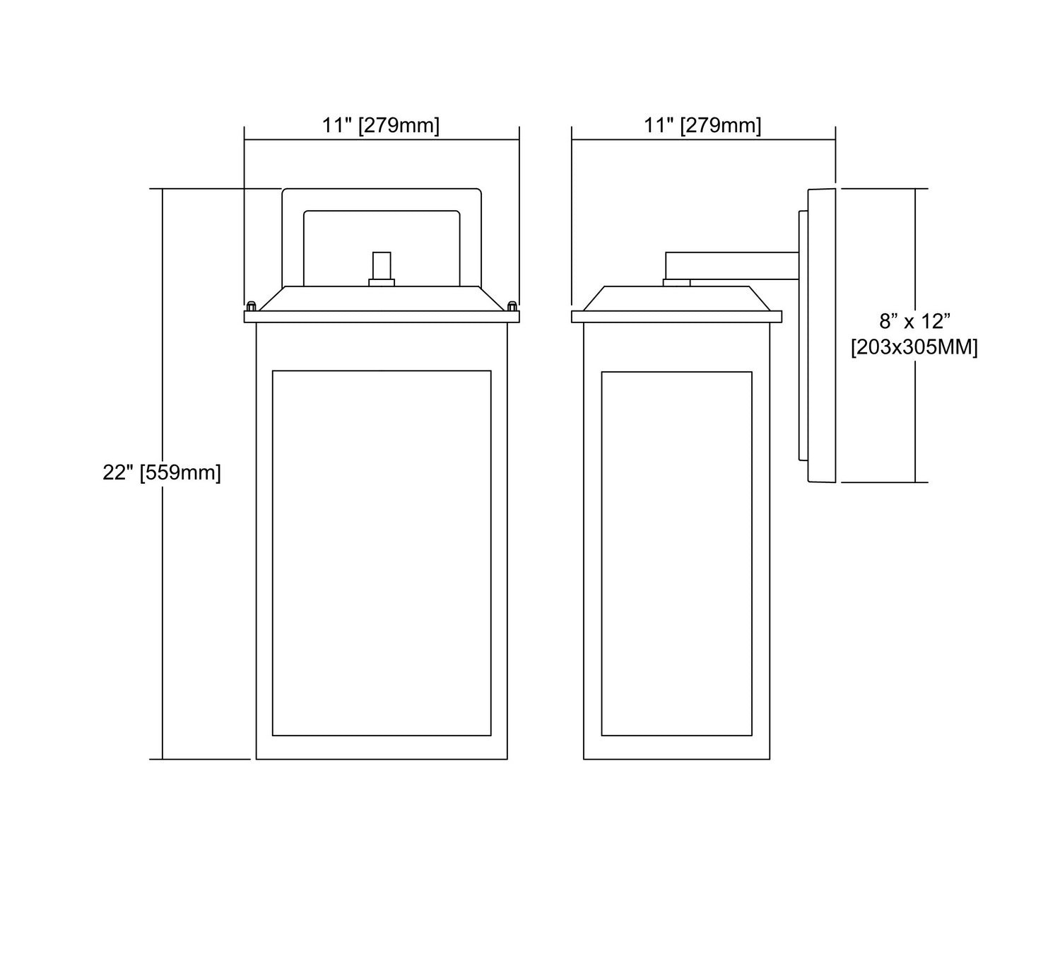 ELK Home - 45202/LED - LED Outdoor Wall Sconce - Newcastle - Textured Matte Black