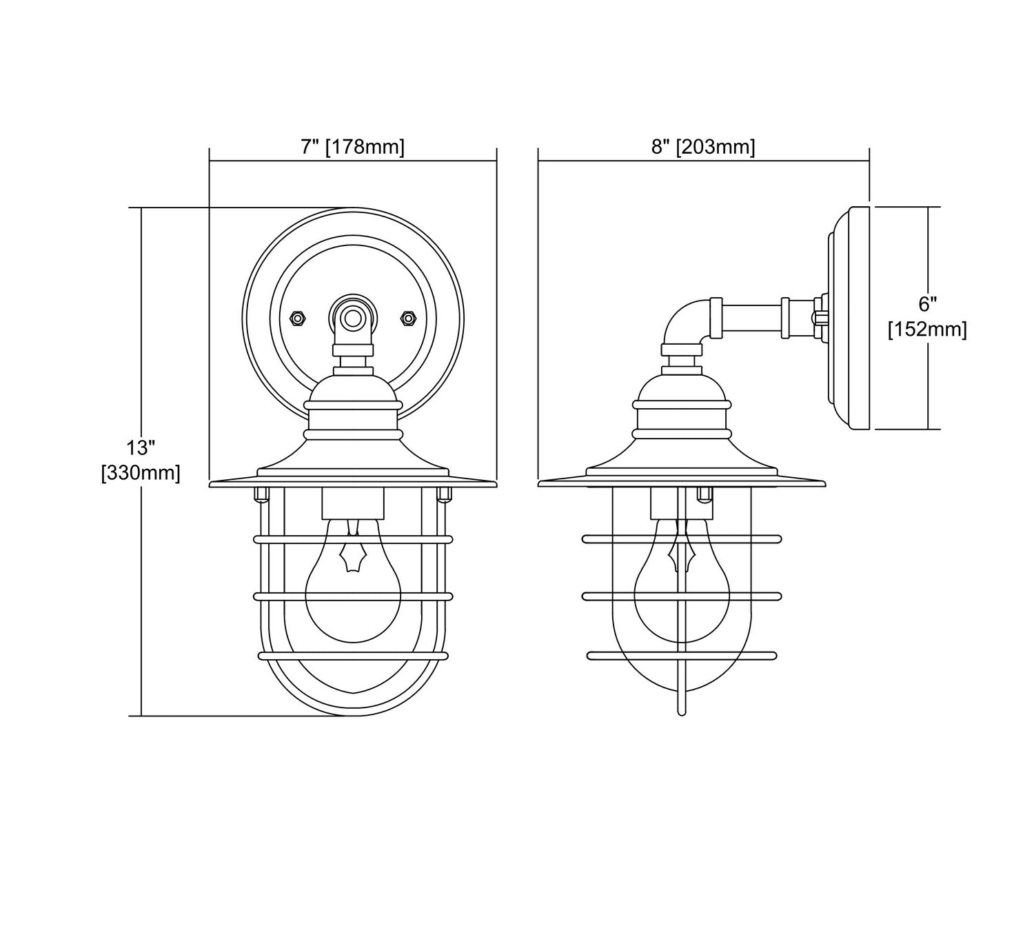 ELK Home - 45212/1 - One Light Outdoor Wall Sconce - Vandon - Textured Matte Black