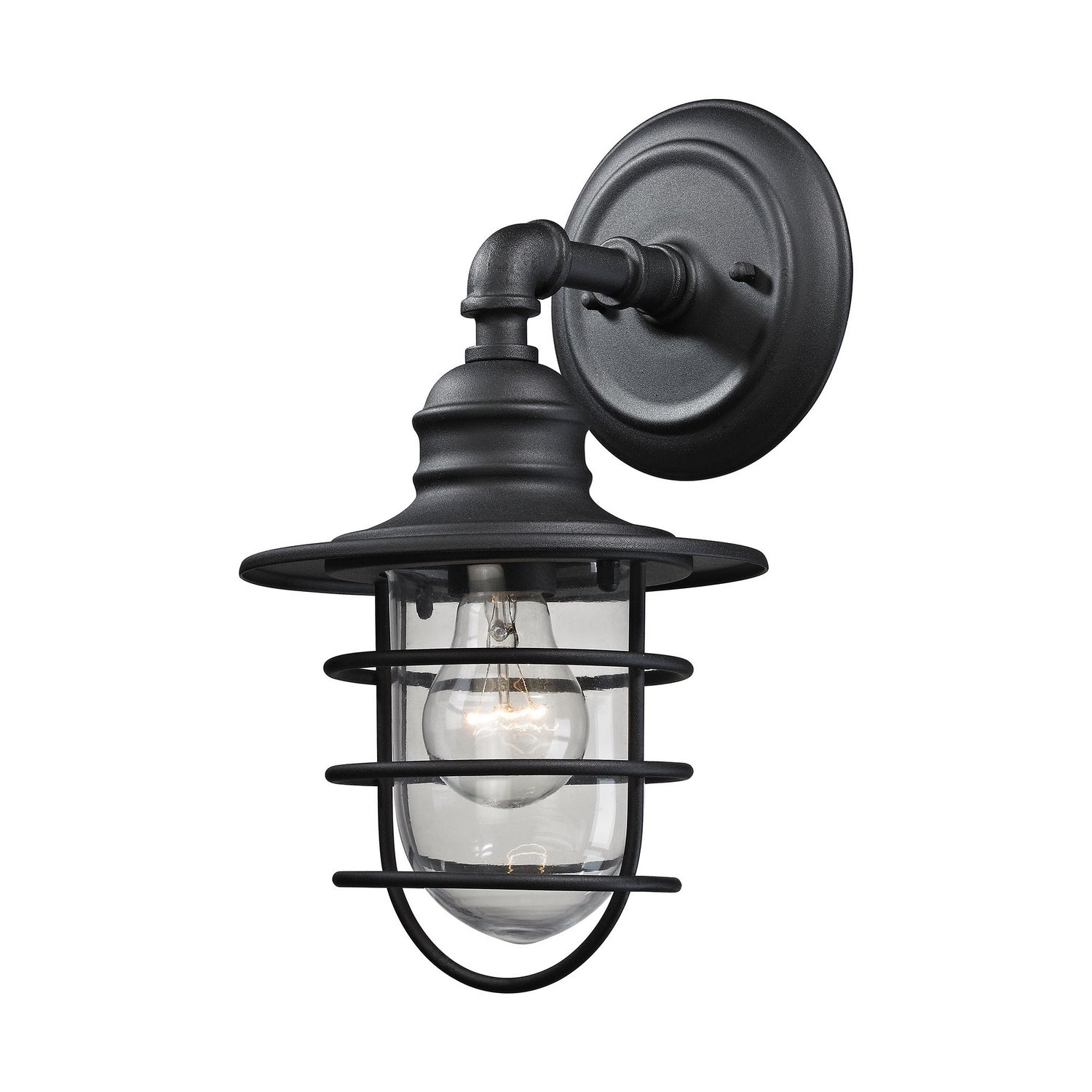 ELK Home - 45212/1 - One Light Outdoor Wall Sconce - Vandon - Textured Matte Black