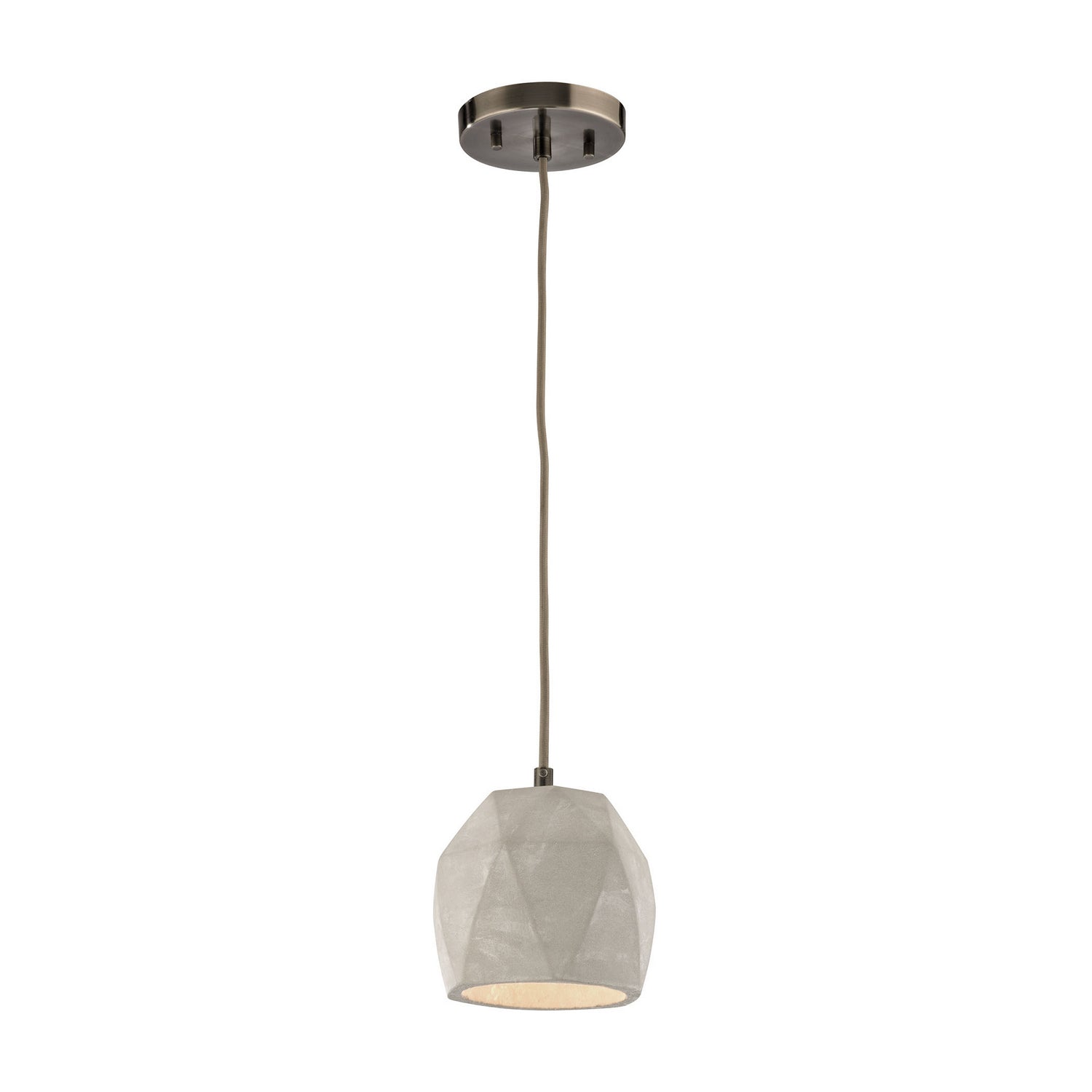 ELK Home - 45330/1 - One Light Mini Pendant - Urban Form - Black Nickel