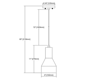 ELK Home - 45331/1 - One Light Mini Pendant - Urban Form - Black Nickel