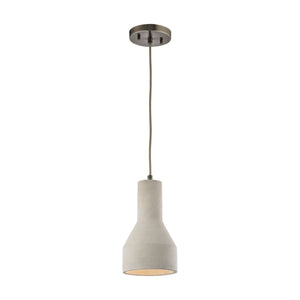 ELK Home - 45331/1 - One Light Mini Pendant - Urban Form - Black Nickel