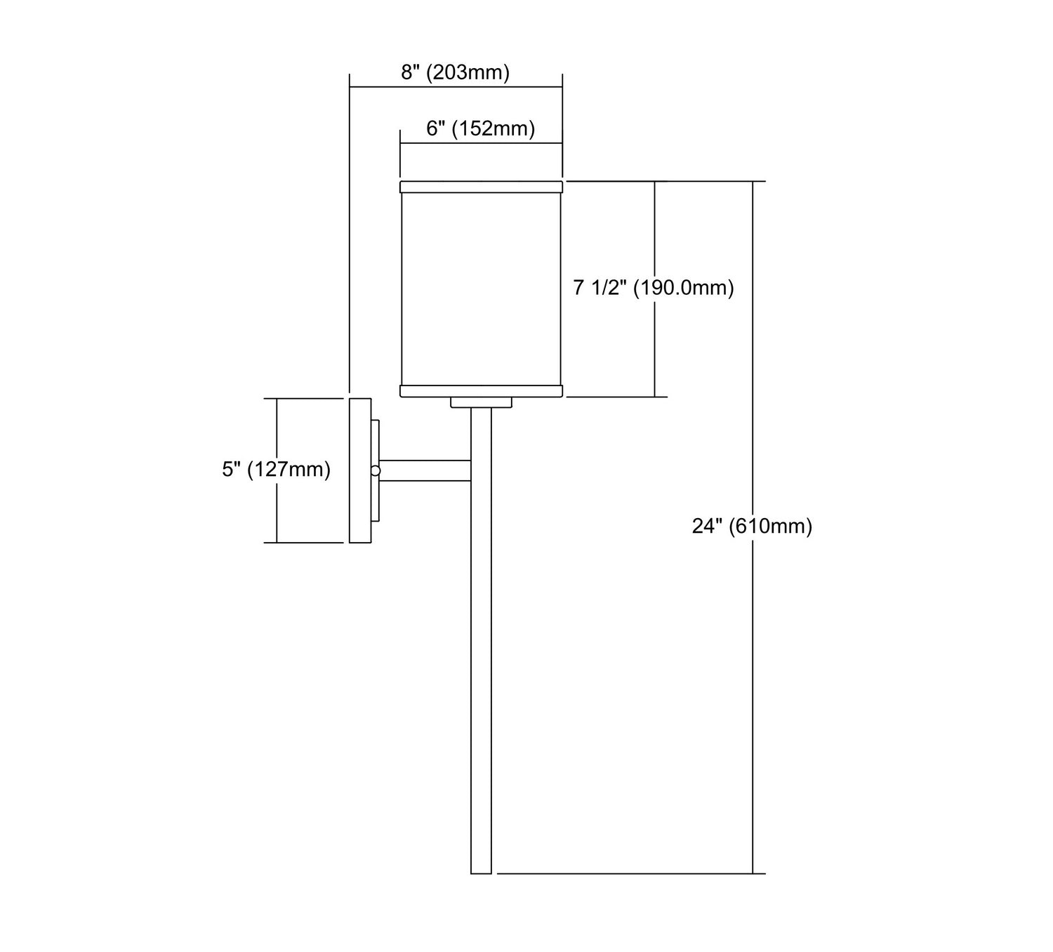 ELK Home - 57023/1 - One Light Wall Sconce - Diffusion - Oil Rubbed Bronze