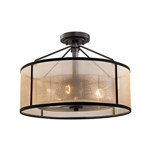 ELK Home - 57024/3 - Three Light Semi Flush Mount - Diffusion - Oil Rubbed Bronze