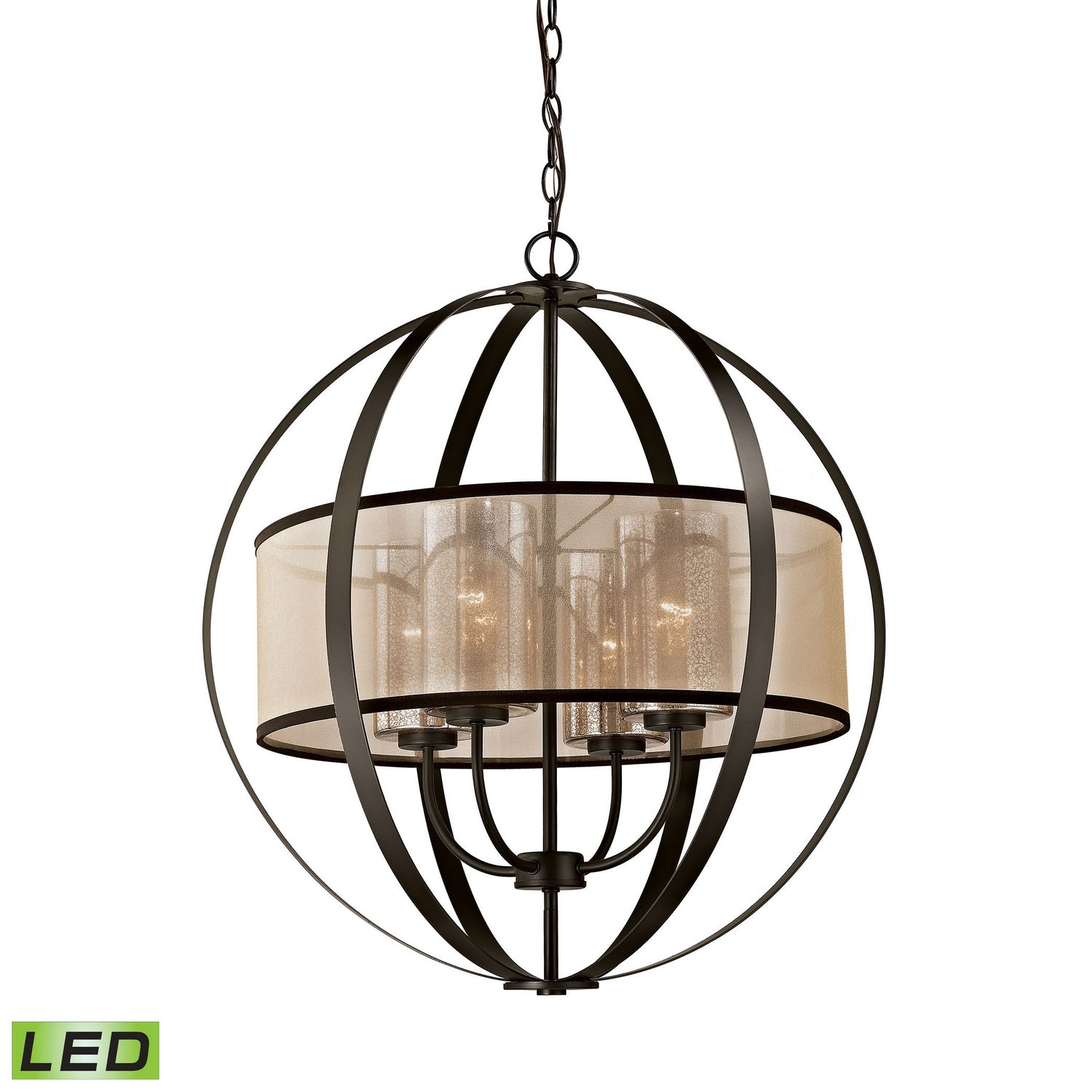 ELK Home - 57029/4-LED - LED Chandelier - Diffusion - Oil Rubbed Bronze