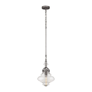 ELK Home - 66168/1 - One Light Mini Pendant - Gramercy - Weathered Zinc