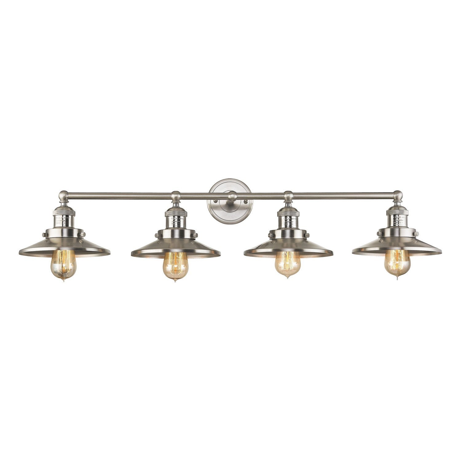 ELK Home - 67173/4 - Four Light Vanity - English Pub - Satin Nickel