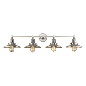 ELK Home - 67173/4 - Four Light Vanity - English Pub - Satin Nickel