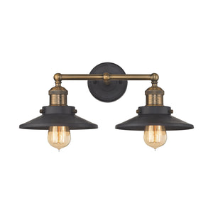 ELK Home - 67181/2 - Two Light Vanity - English Pub - Antique Brass