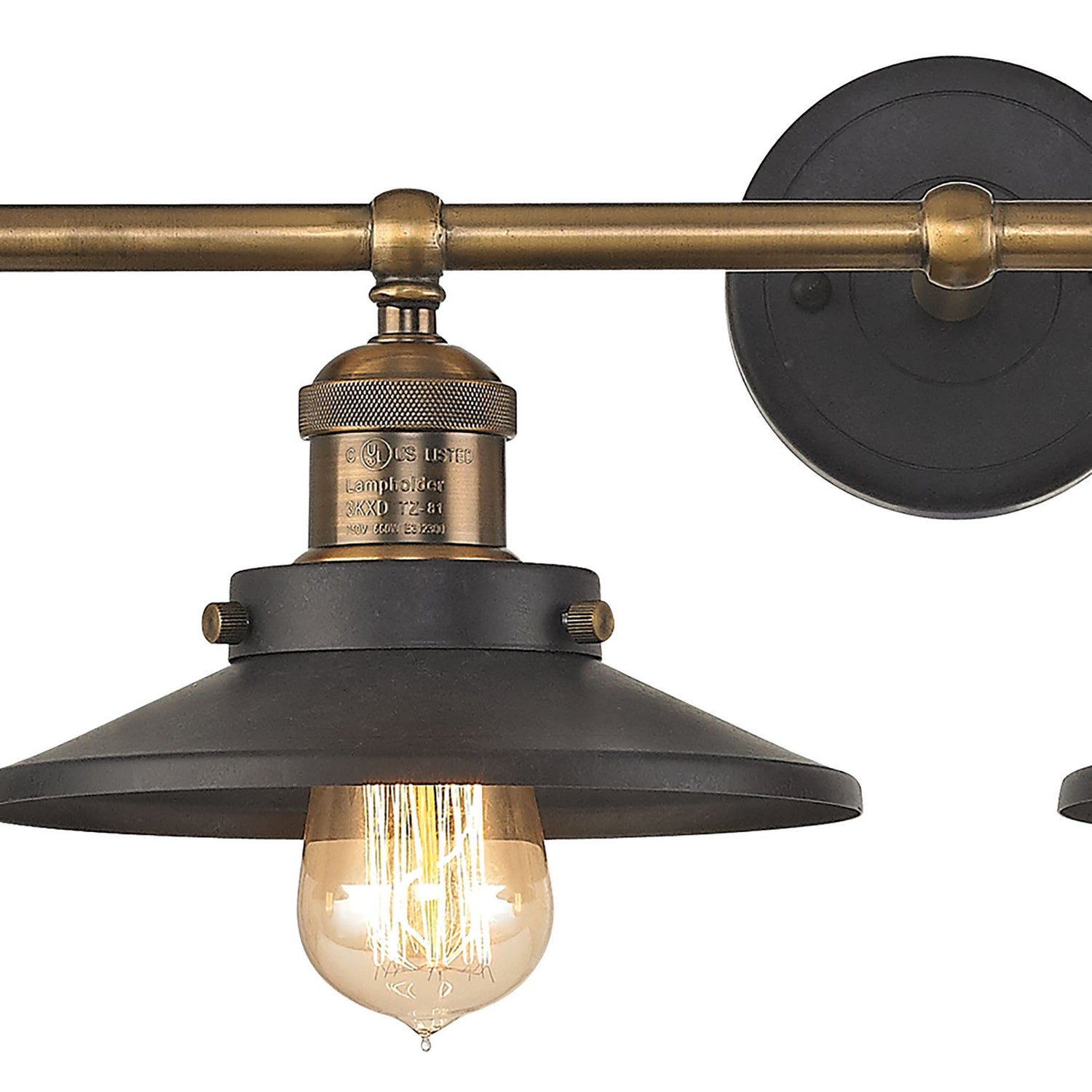 ELK Home - 67183/4 - Four Light Vanity - English Pub - Antique Brass