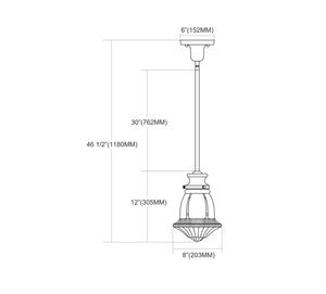 ELK Home - 69139-1 - One Light Mini Pendant - Schoolhouse - Oil Rubbed Bronze