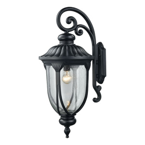 ELK Home - 87102/1 - One Light Outdoor Wall Sconce - Derry Hill - Matte Black