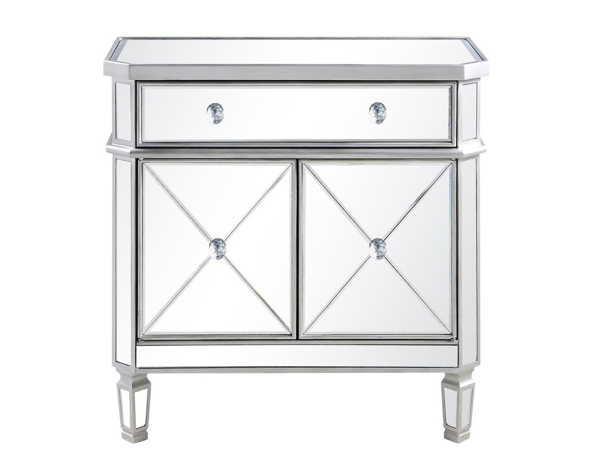 Elegant Lighting - MF6-1002SC - Cabinet - Contempo - Hand Rubbed Antique Silver