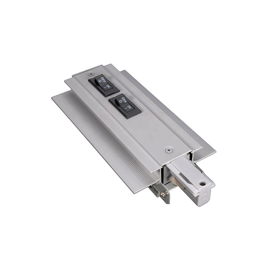 W.A.C. Lighting - WEDL-RTL-10A-PT - Live End Connector - W Track - Platinum