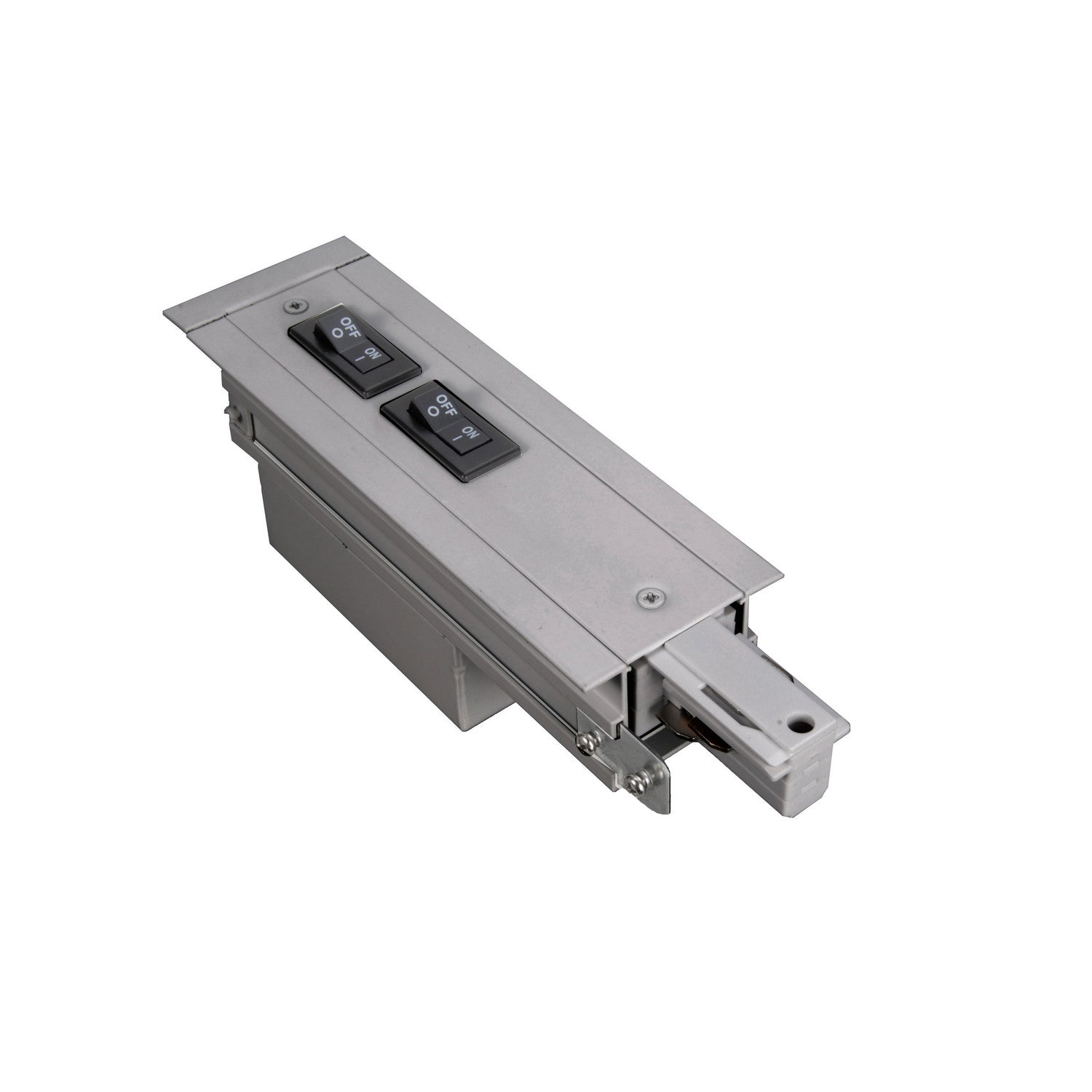 W.A.C. Lighting - WEDR-RT-10A-PT - Live End Connector - W Track - Platinum