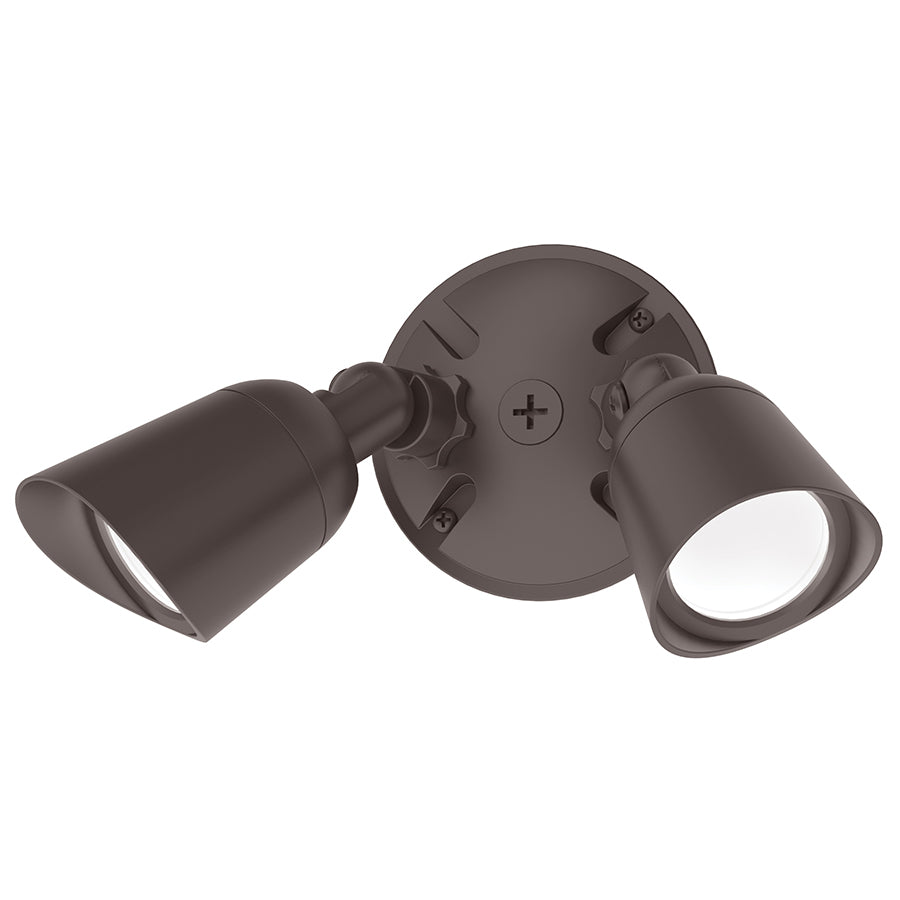 W.A.C. Lighting - WP-LED430-30-aBZ - LED Spot Light - Endurance Double Spot - Architectural Bronze