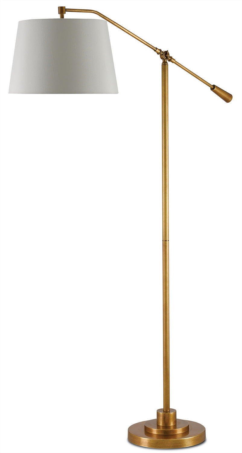 Currey and Company - 8000-0002 - One Light Floor Lamp - Maxstoke - Antique Brass