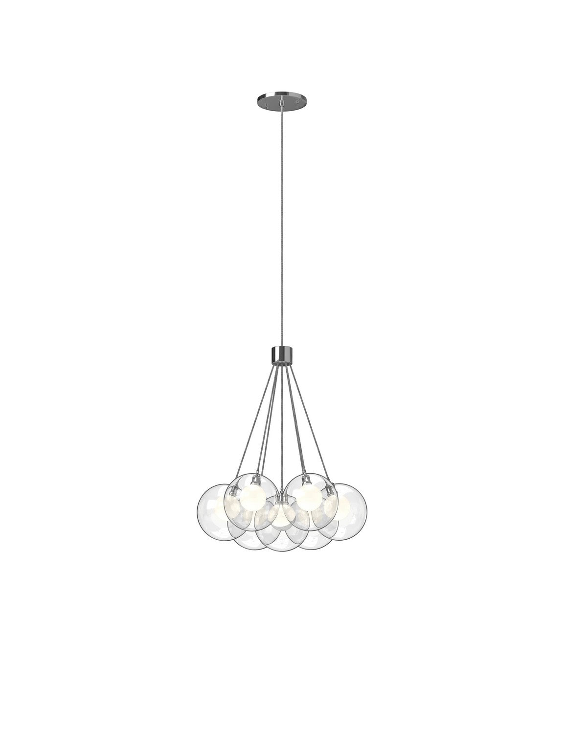 Kuzco Lighting - CH3117 - LED Chandelier - Bolla - Chrome