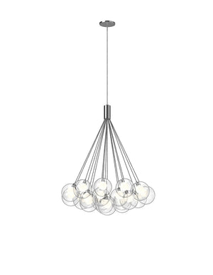 Kuzco Lighting - CH3128 - LED Chandelier - Bolla - Chrome