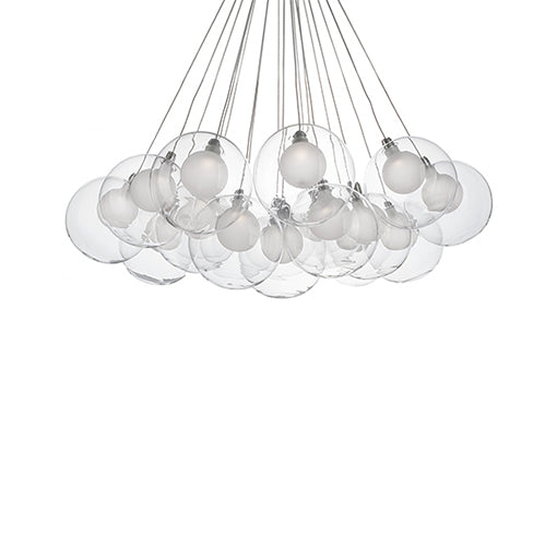 Kuzco Lighting - CH3128 - LED Chandelier - Bolla - Chrome