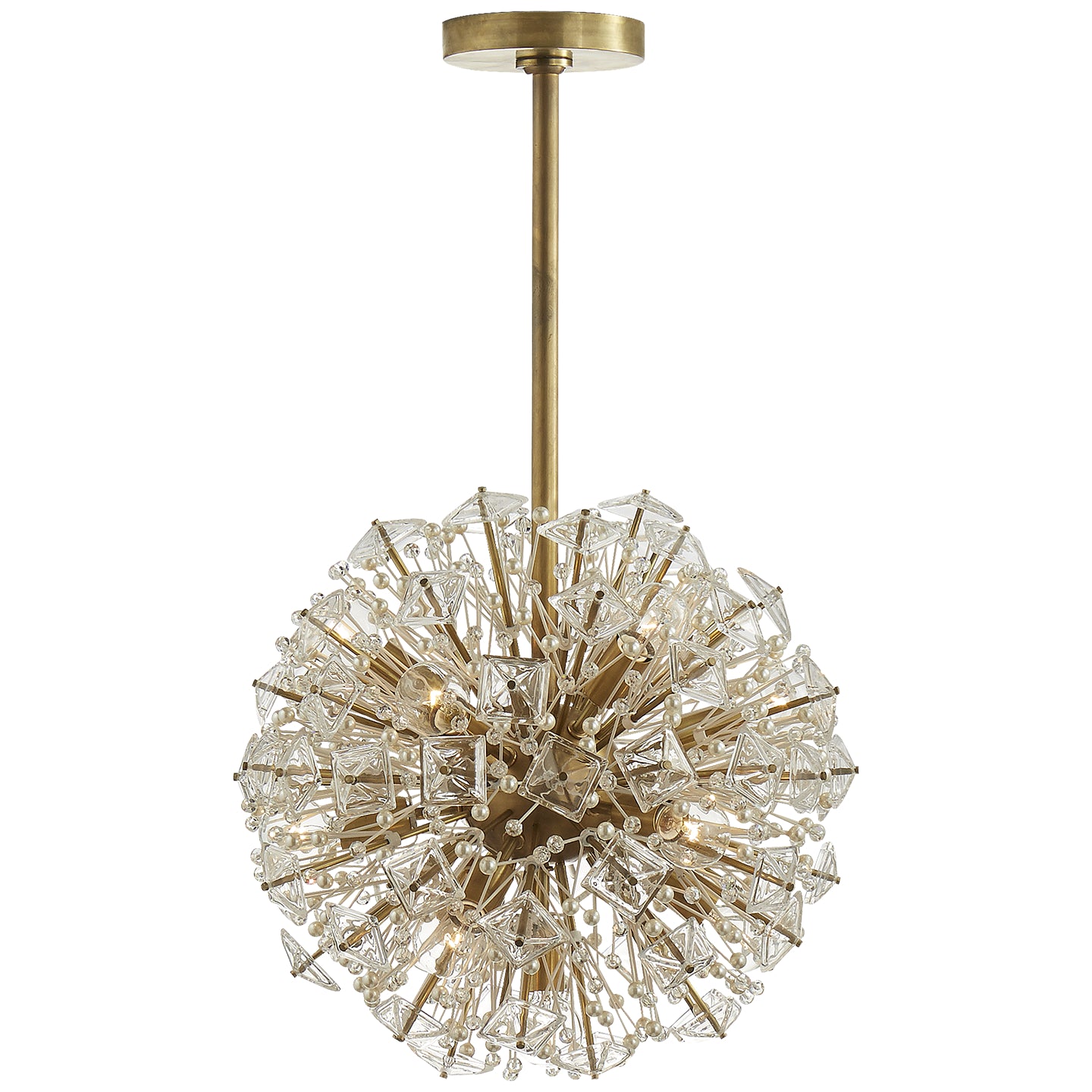 Visual Comfort Signature - KS 5004SB-CG - 13 Light Chandelier - Dickinson - Soft Brass