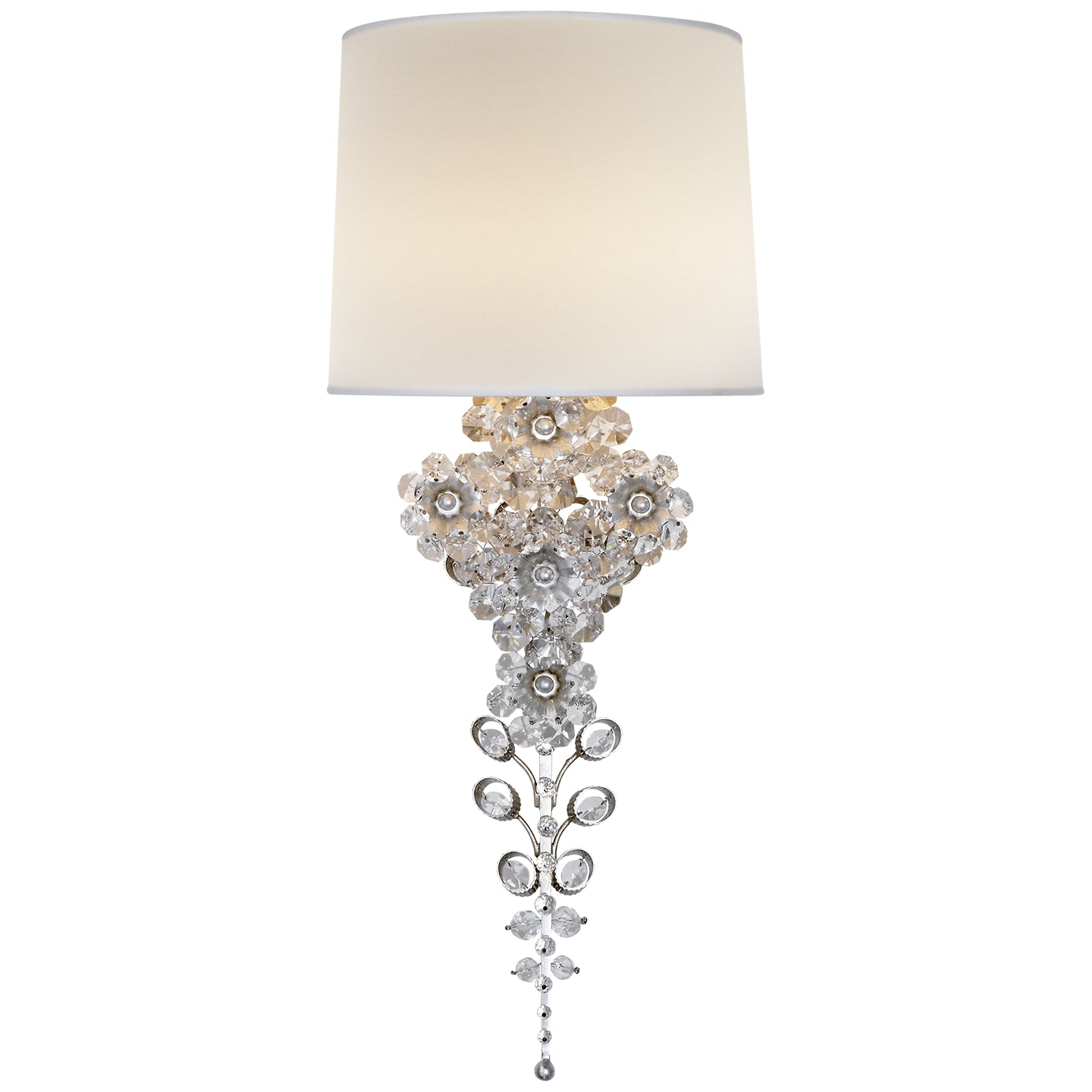 Visual Comfort Signature - ARN 2226BSL-L - One Light Wall Sconce - Claret - Burnished Silver Leaf