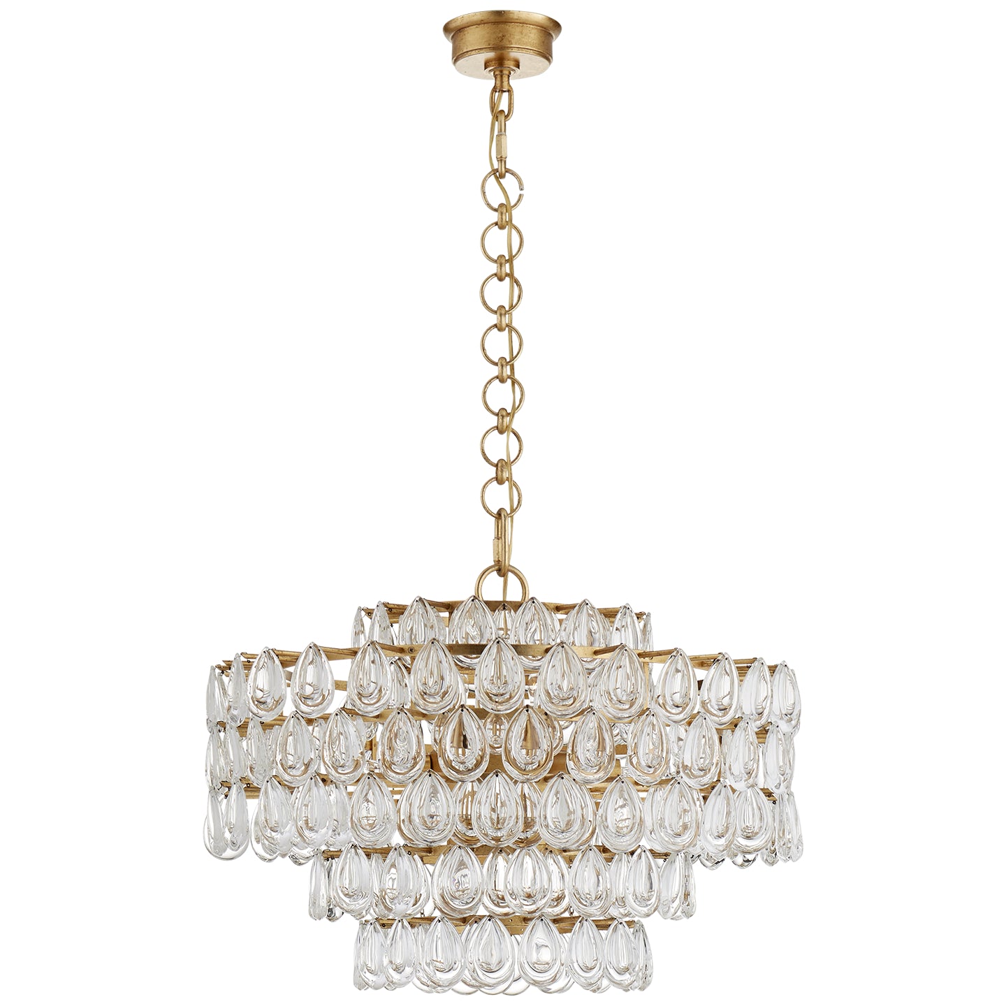 Visual Comfort Signature - ARN 5173G-CG - 12 Light Chandelier - Liscia - Gild