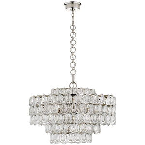 Visual Comfort Signature - ARN 5173PN-CG - 12 Light Chandelier - Liscia - Polished Nickel