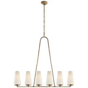 Visual Comfort Signature - ARN 5201GP-L - Six Light Chandelier - Fontaine - Gilded Plaster