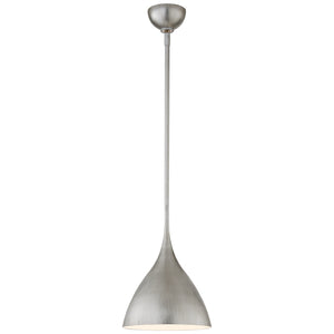 Visual Comfort Signature - ARN 5350BSL - One Light Pendant - Agnes - Burnished Silver Leaf