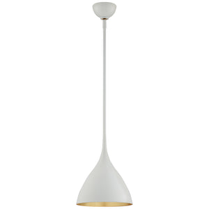 Visual Comfort Signature - ARN 5350PW - One Light Pendant - Agnes - Plaster White