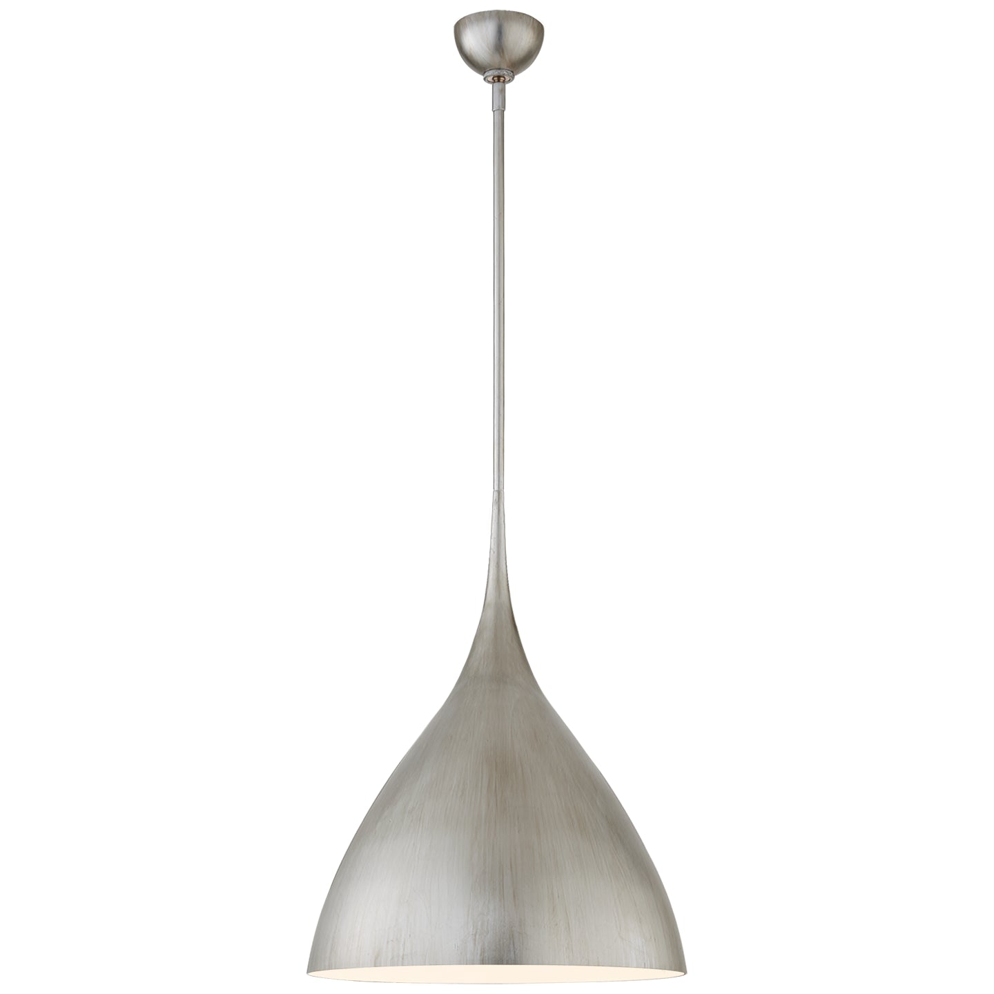 Visual Comfort Signature - ARN 5351BSL - One Light Pendant - Agnes - Burnished Silver Leaf