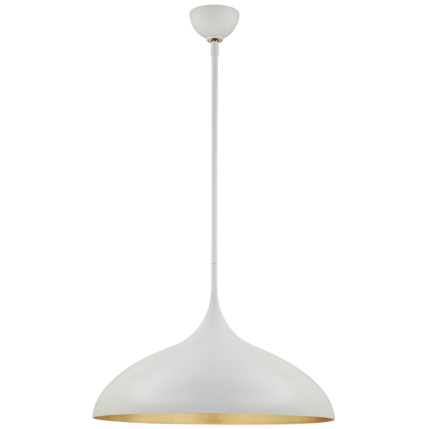 Visual Comfort Signature - ARN 5352PW - One Light Pendant - Agnes - Plaster White