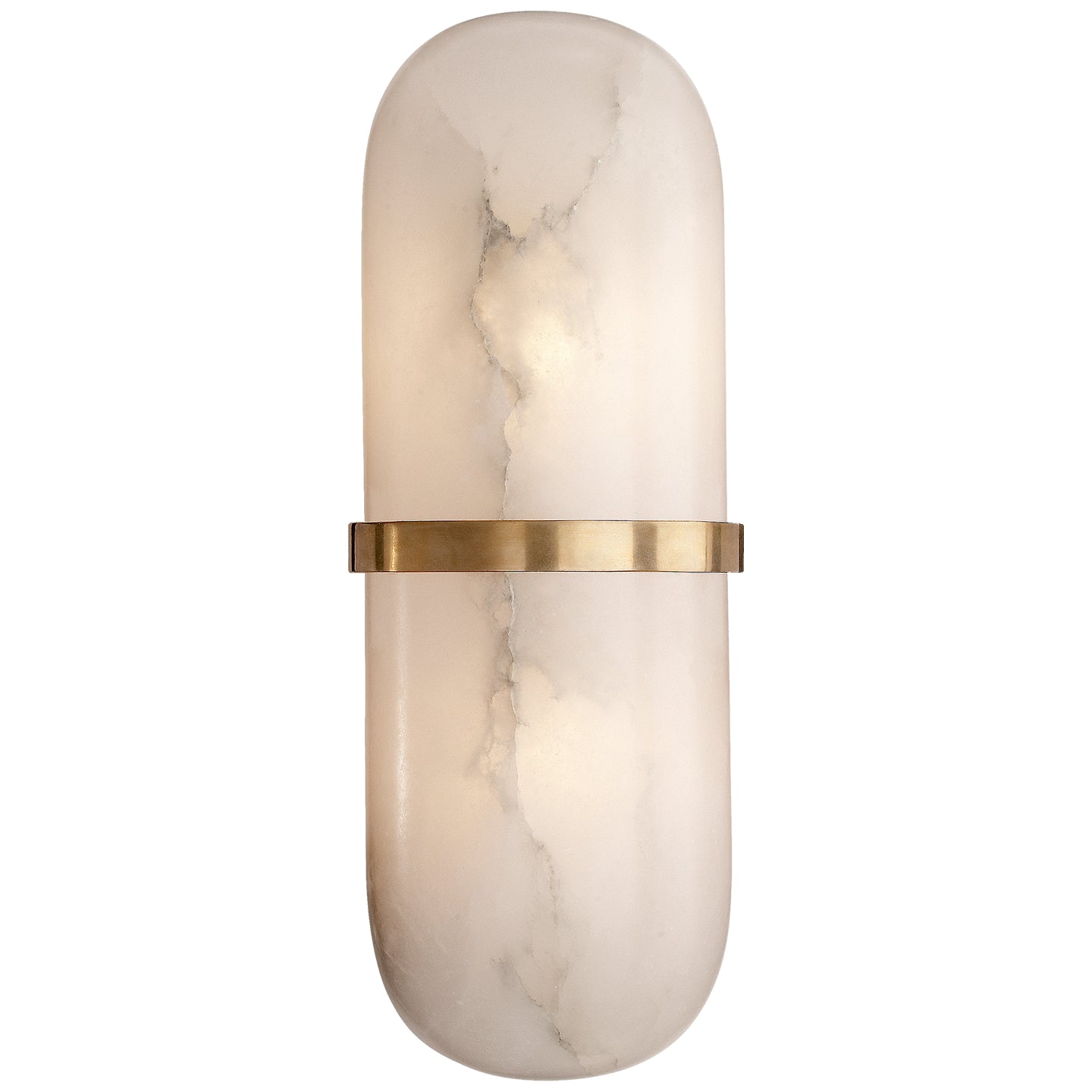 Visual Comfort Signature - KW 2012AB-ALB - LED Wall Sconce - Melange - Antique-Burnished Brass