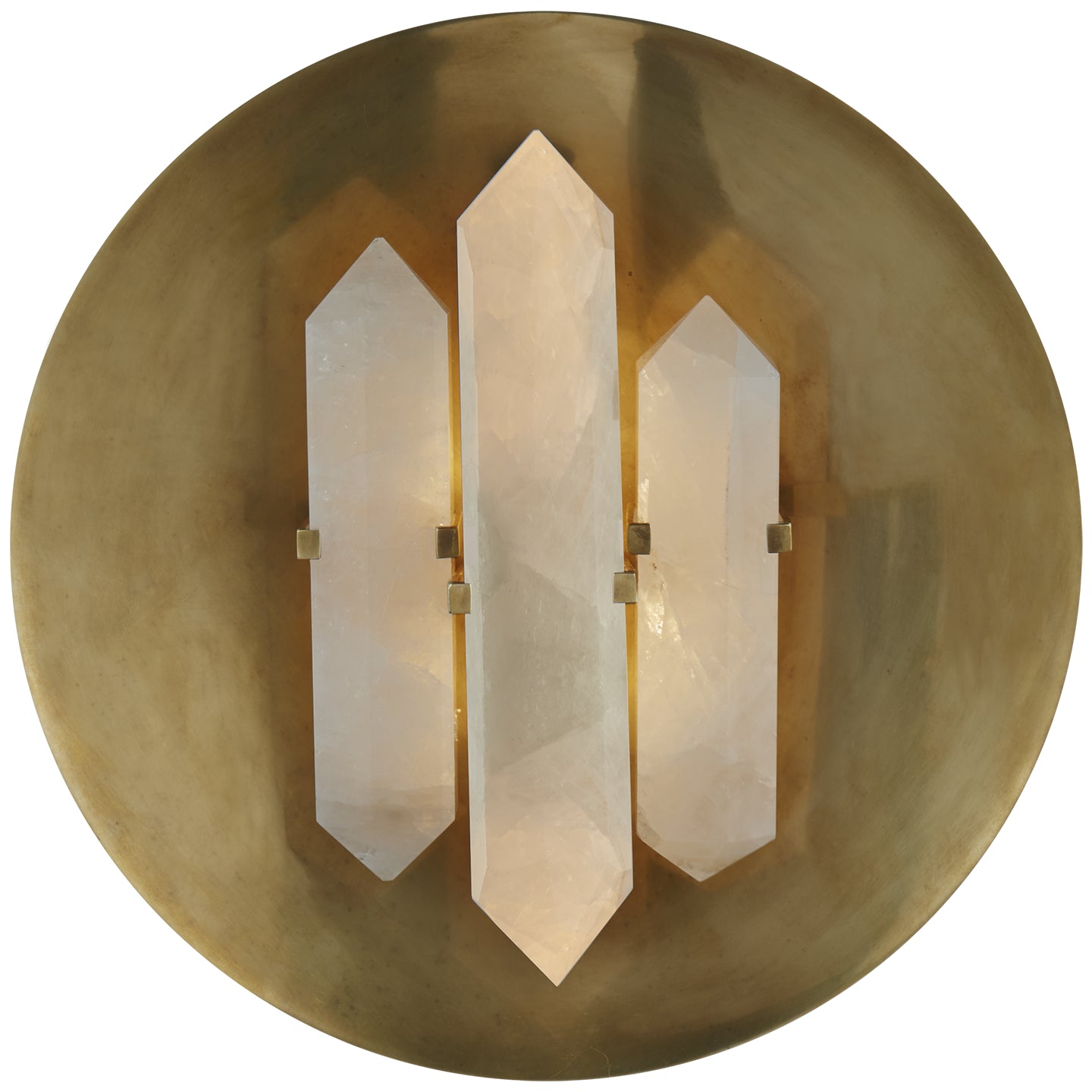 Visual Comfort Signature - KW 2090AB/Q - Two Light Wall Sconce - Halcyon - Antique-Burnished Brass