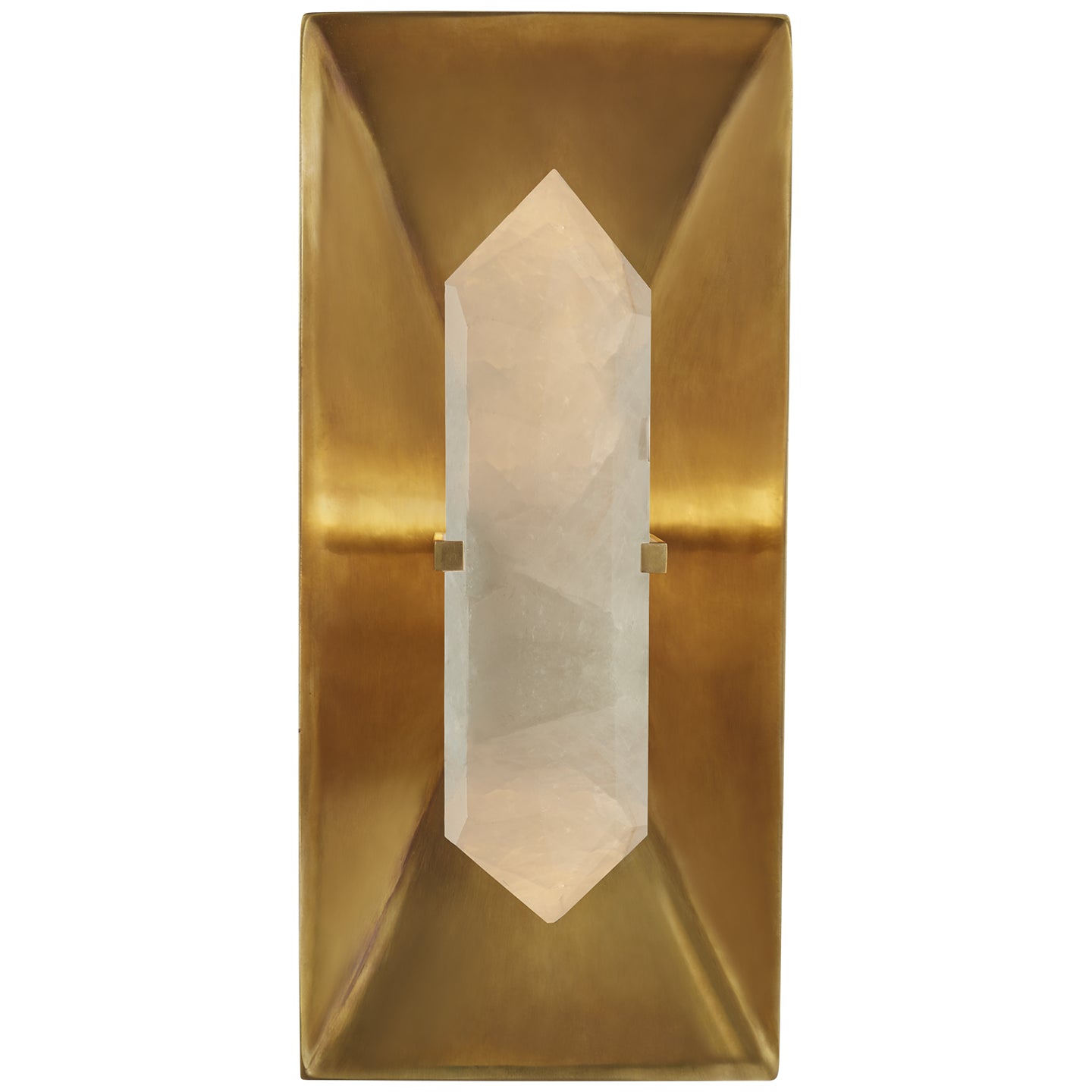 Visual Comfort Signature - KW 2091AB/Q - One Light Wall Sconce - Halcyon - Antique-Burnished Brass