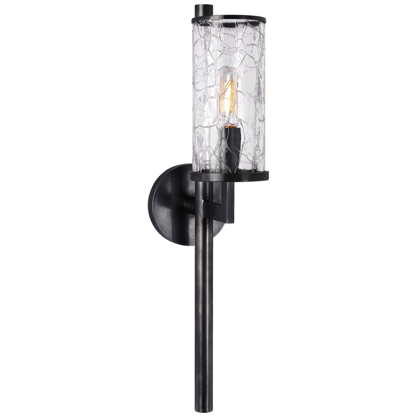Visual Comfort Signature - KW 2200BZ-CRG - One Light Wall Sconce - Liaison - Bronze
