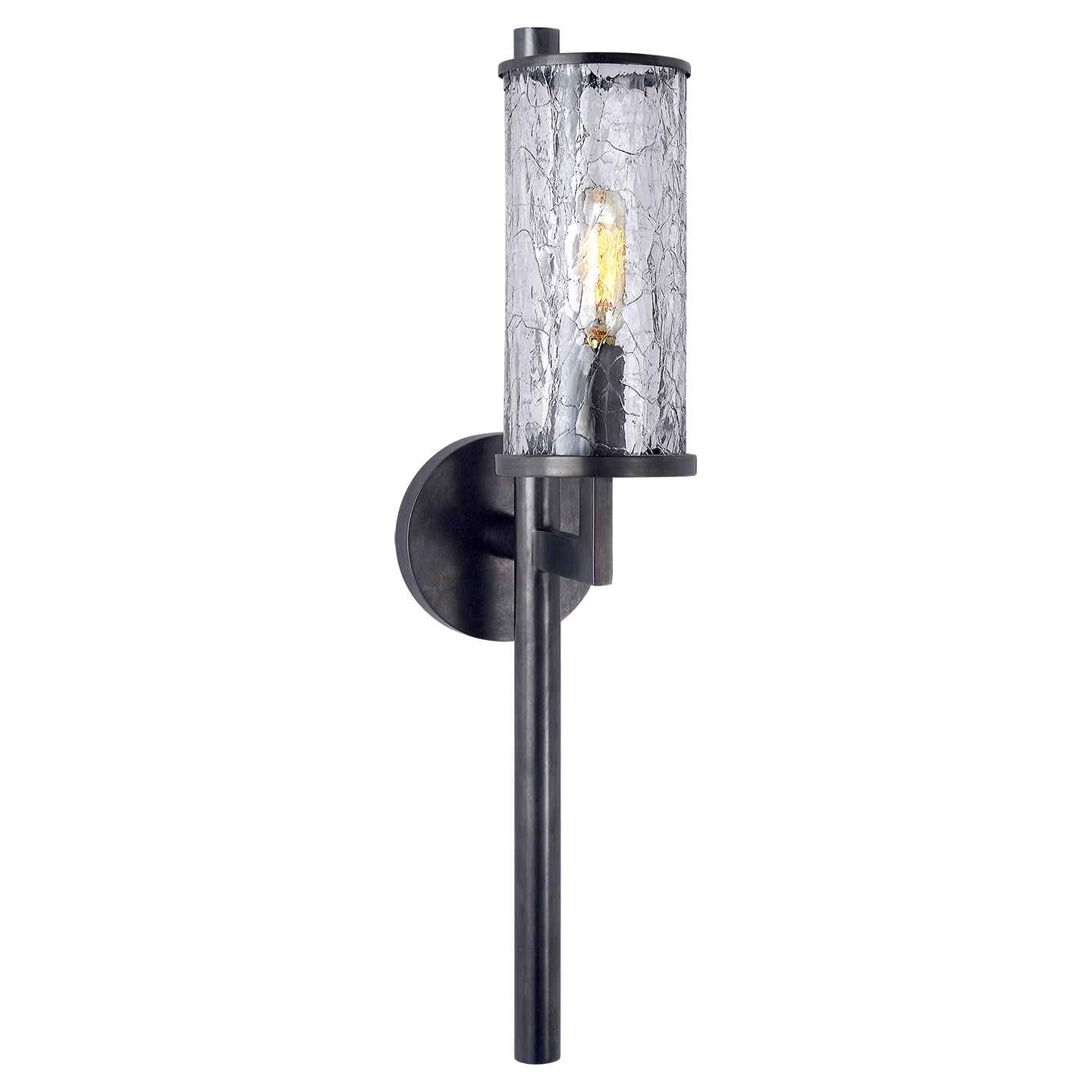 Visual Comfort Signature - KW 2200BZ-CRG - One Light Wall Sconce - Liaison - Bronze