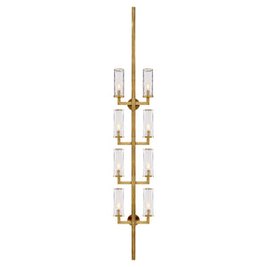 Visual Comfort Signature - KW 2204AB-CRG - Eight Light Wall Sconce - Liaison - Antique-Burnished Brass
