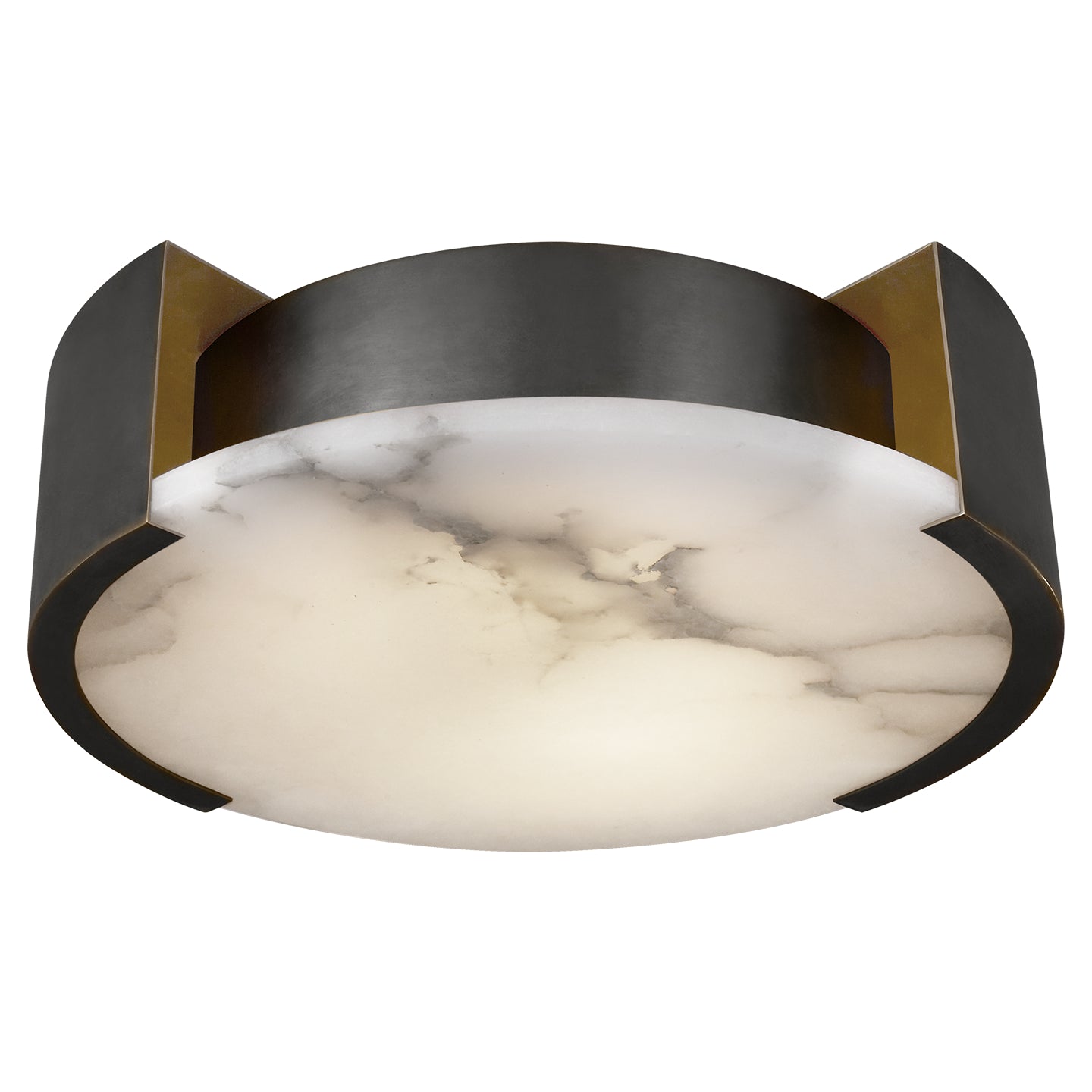 Visual Comfort Signature - KW 4012BZ - LED Flush Mount - Melange - Bronze