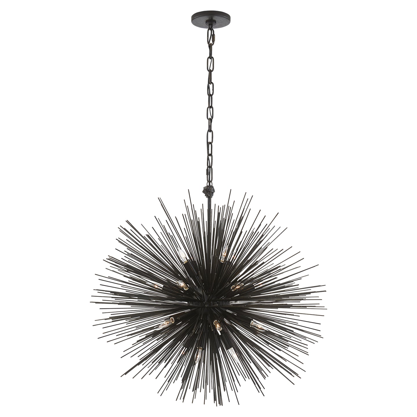 Visual Comfort Signature - KW 5071AI - 20 Light Chandelier - Strada - Aged Iron