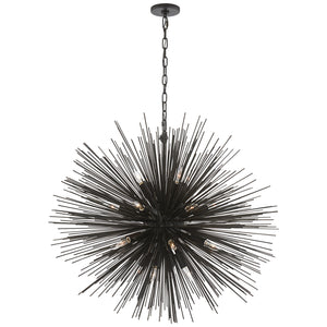 Visual Comfort Signature - KW 5072AI - 20 Light Chandelier - Strada - Aged Iron