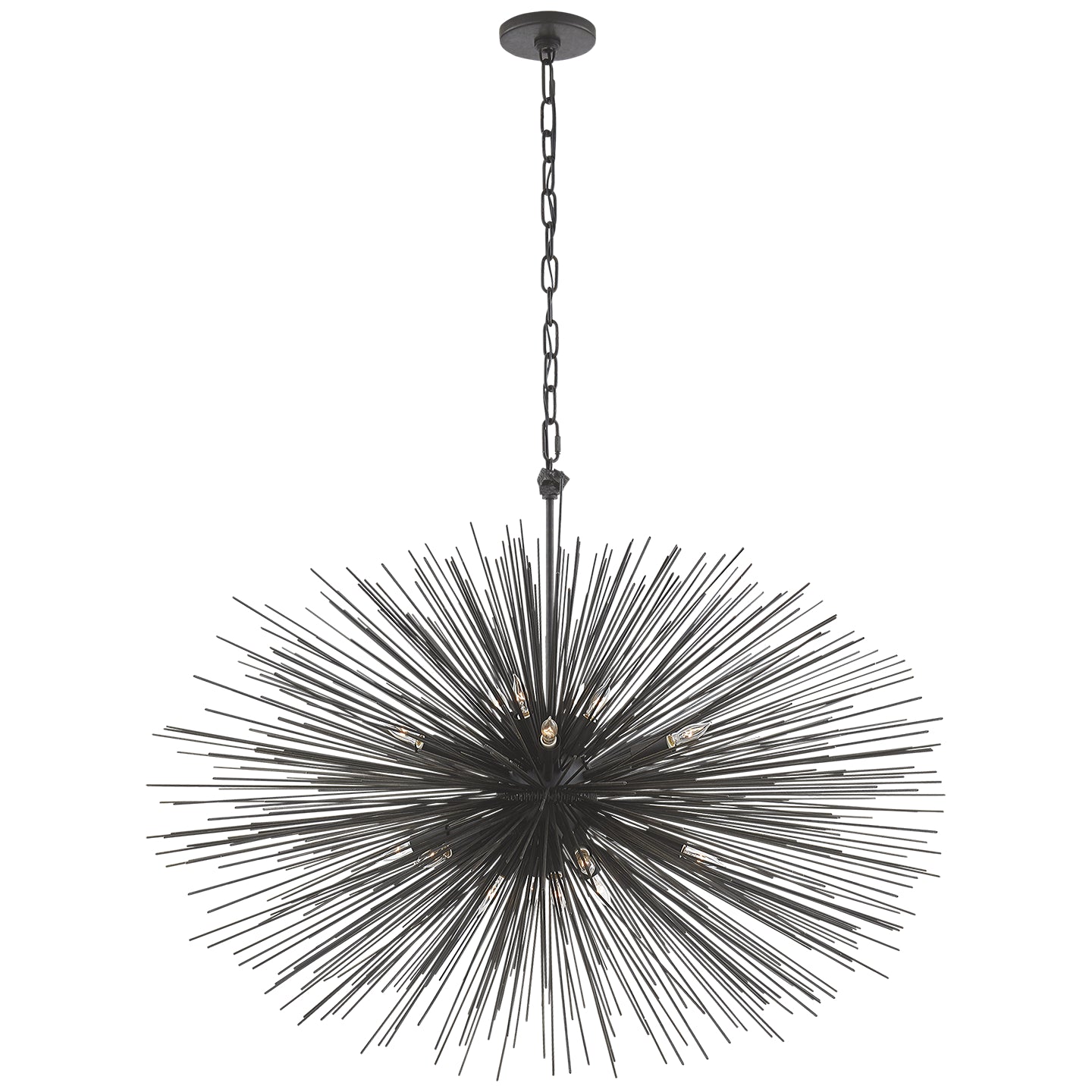 Visual Comfort Signature - KW 5074AI - 20 Light Chandelier - Strada - Aged Iron