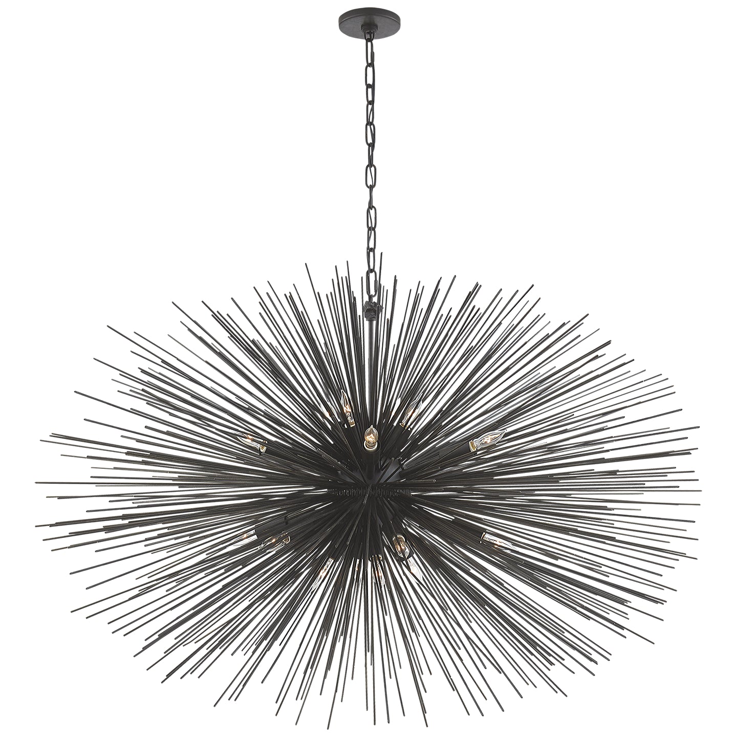 Visual Comfort Signature - KW 5075AI - 20 Light Chandelier - Strada - Aged Iron