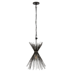 Visual Comfort Signature - KW 5077AI - One Light Chandelier - Strada - Aged Iron