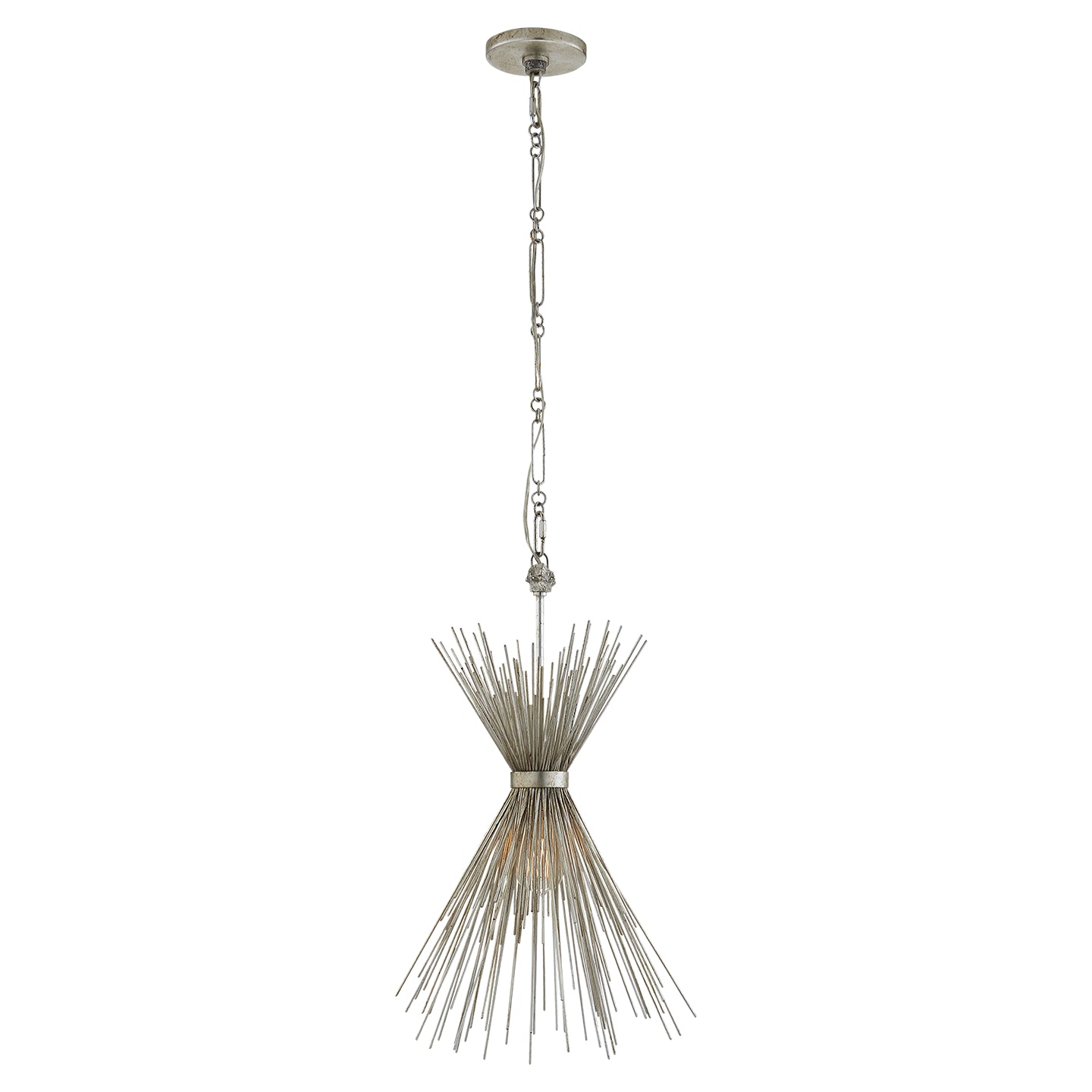 Visual Comfort Signature - KW 5077BSL - One Light Chandelier - Strada - Burnished Silver Leaf