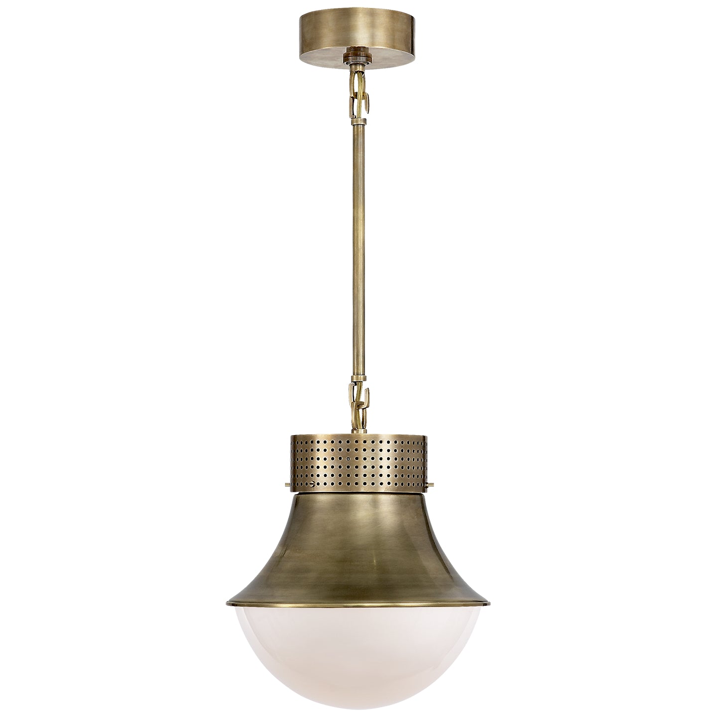 Visual Comfort Signature - KW 5221AB-WG - One Light Pendant - Precision - Antique-Burnished Brass