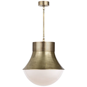 Visual Comfort Signature - KW 5223AB-WG - One Light Pendant - Precision - Antique-Burnished Brass