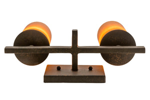 Meyda Tiffany - 170140 - Two Light Wall Sconce - Dante - Gilded Tobacco