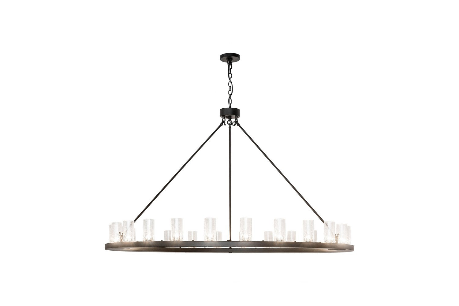 Meyda Tiffany - 173625 - 24 Light Chandelier - Loxley - Textured Black